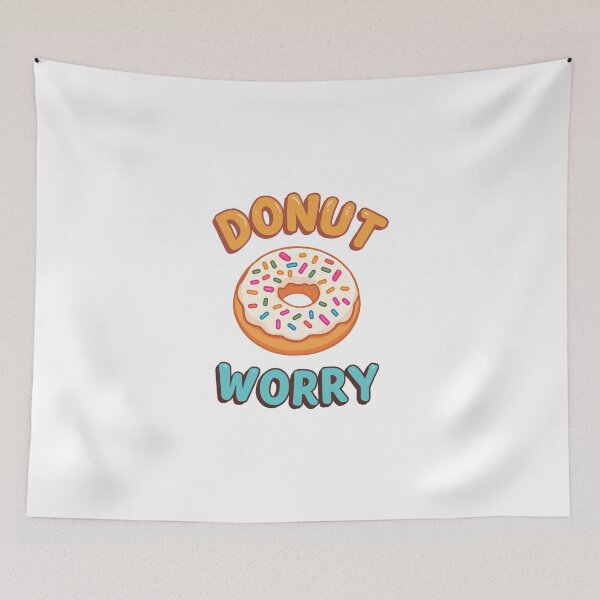 Item preview, Donut Worry Cute Illustration designed and sold by Christian Weiss.
