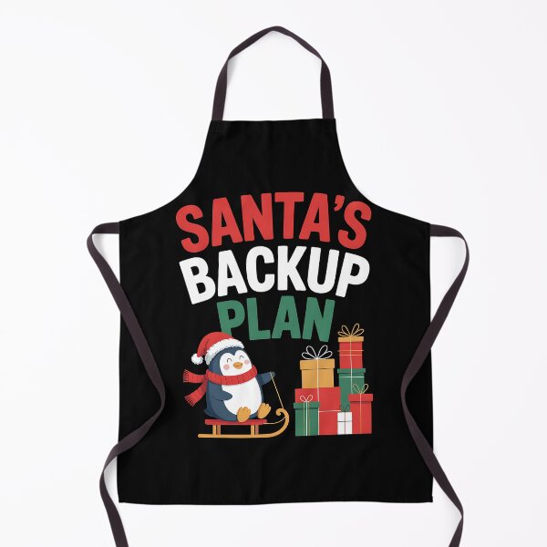 Item preview, Santa’s Backup Plan Cute Penguin Christmas Design designed and sold by BakeryDozen.