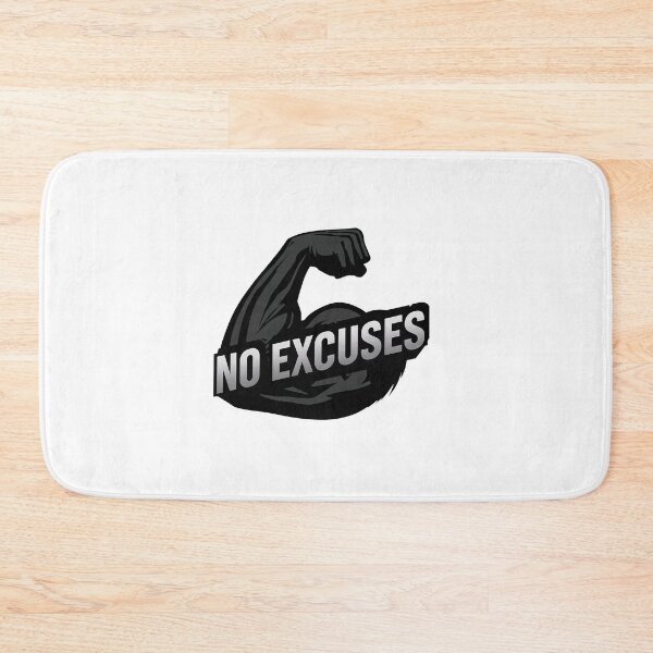 Item preview, No Excuses Fitness Motivation designed and sold by Christian Weiss.