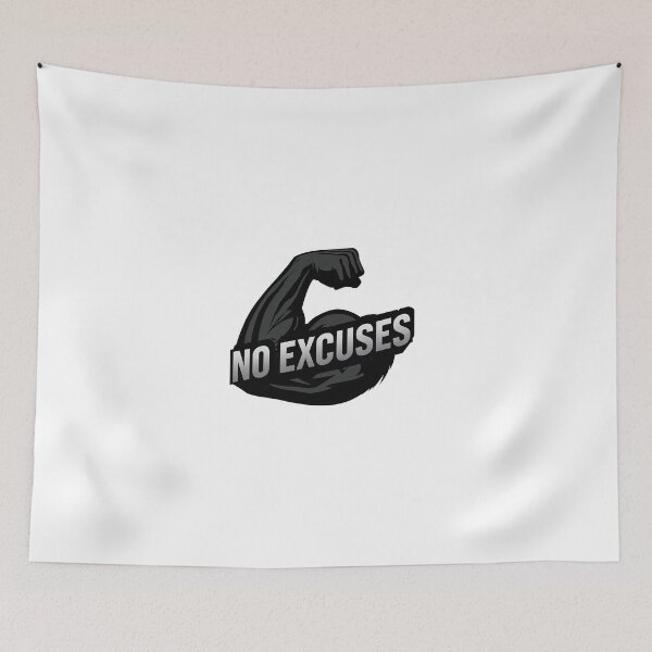 Item preview, No Excuses Fitness Motivation designed and sold by Christian Weiss.