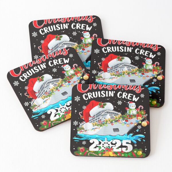 Item preview, Christmas Cruisin Crew 2025 T-Shirt – Matching Family Cruise Xmas Outfit designed and sold by waebox.