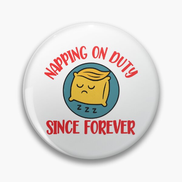 Item preview, Napping on Duty Since Forever: Funny Political Parody Art designed and sold by elynne9.