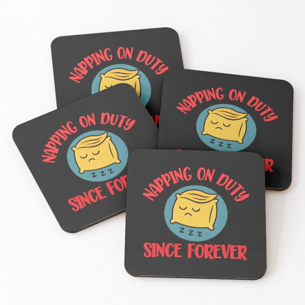 Item preview, Napping on Duty Since Forever: Funny Political Parody Art designed and sold by elynne9.