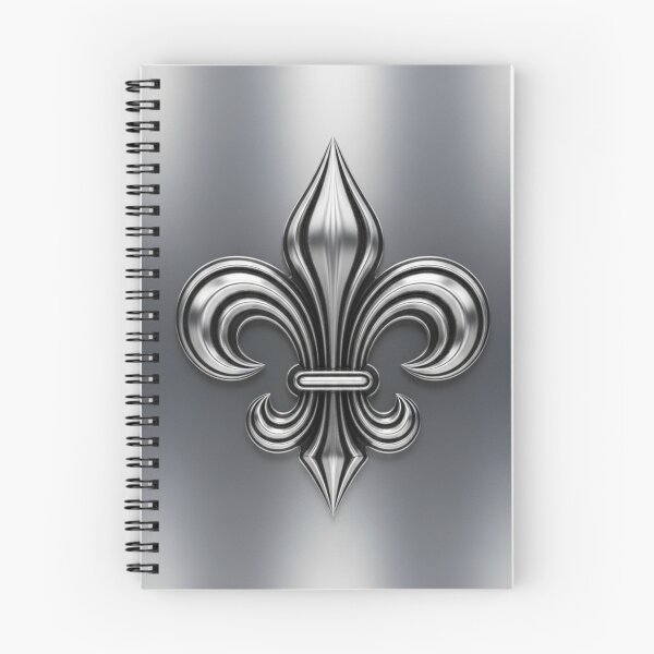 Item preview,  Fleur De Lys Silver French Heraldic Royal Emblem designed and sold by ProjectNoah.
