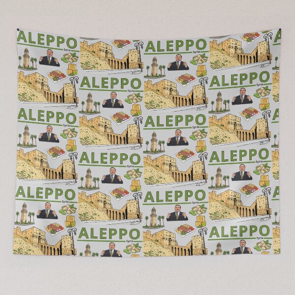 Item preview, حلب: كنوز التاريخ والمذاق السوري الأصيل  Aleppo Legacy: Syrian Citadel, Culture, and Kebab Vibe designed and sold by mashmosh.