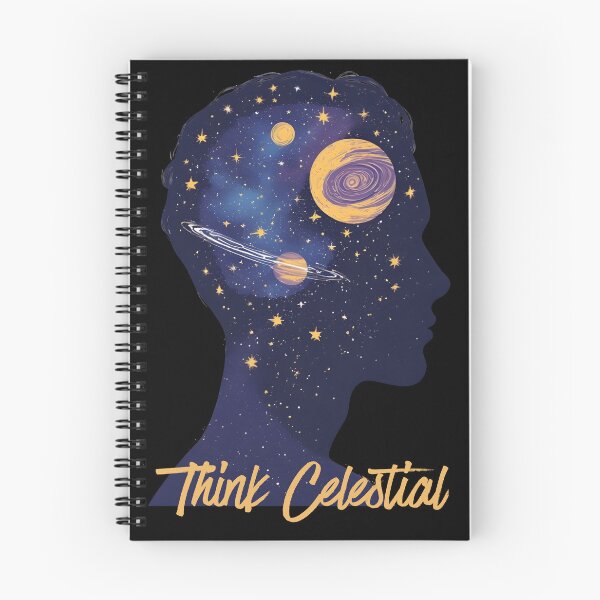 Item preview, Think Celestial Cosmic Mind Universe Art designed and sold by Karolina’s Cozy Creations.