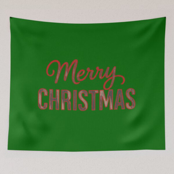 Item preview, Nature-Themed Engraved “Merry Christmas” PNG with Red Outline designed and sold by annenambiro.