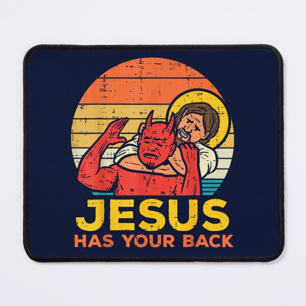 Item preview, Jesus Has Your Back Jiu Jitsu Retro Christian Men Women Kids designed and sold by bellacalixtas.