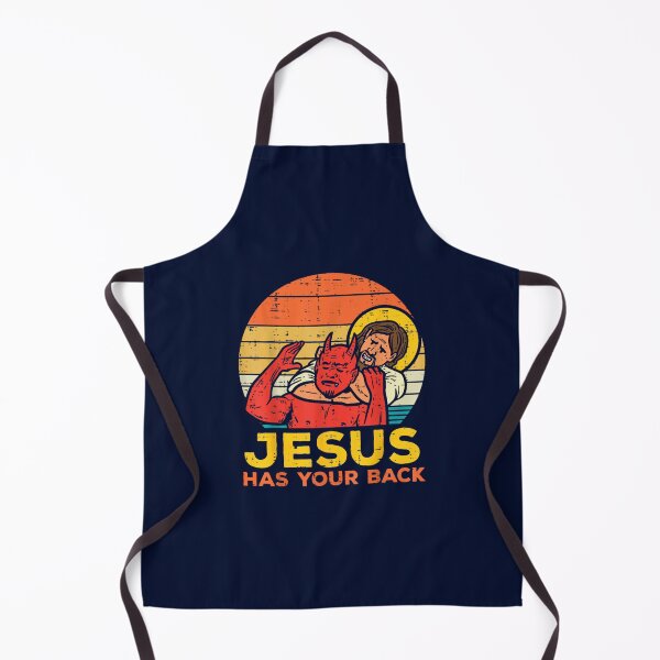 Item preview, Jesus Has Your Back Jiu Jitsu Retro Christian Men Women Kids designed and sold by bellacalixtas.