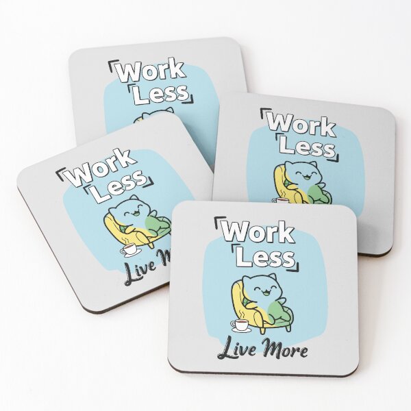 Item preview, Work Less, Live More designed and sold by fadilow.