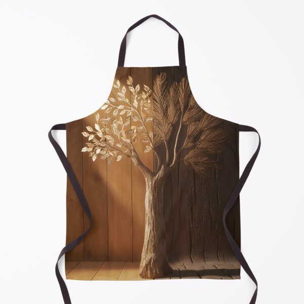Item preview, Golden Duality: Sunlit & Shadowed 3D Tree Wood Relief designed and sold by Haji-S.