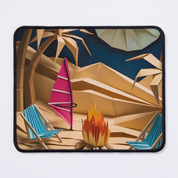 Item preview, Paper Paradise: Origami Beach Campfire Escape designed and sold by Haji-S.