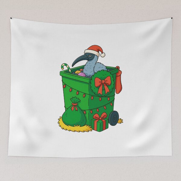 Item preview, Funny Christmas Bin Chicken designed and sold by papertoni.