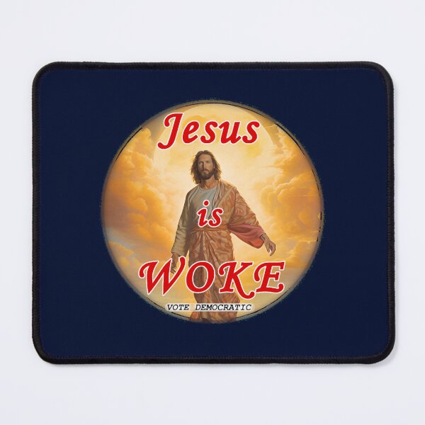 Item preview, Jesus is Woke- revolution- religious humor-jesus saves bro- jesus funny designed and sold by bellacalixtas.
