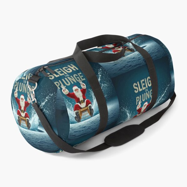 Item preview, 	 Sleigh the Plunge  - Funny Cold Plunge Winter Holiday Pun Cover designed and sold by FitEnvy.