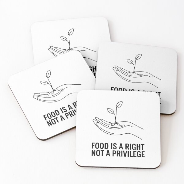 Item preview, Food Is A Right Not A Privilege Sustainability Equality Shirt designed and sold by WSPrintCrafter.