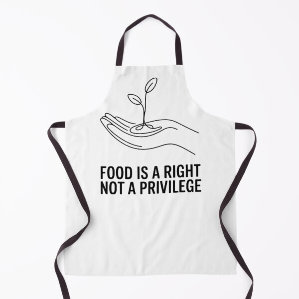 Item preview, Food Is A Right Not A Privilege Sustainability Equality Shirt designed and sold by WSPrintCrafter.