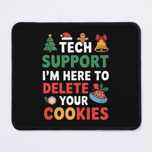 Item preview, Tech Support Here to Delete Cookies Funny Christmas Pajama designed and sold by BakeryDozen.