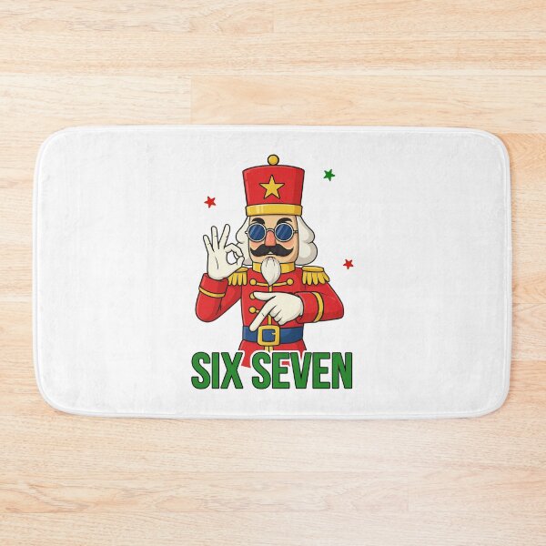 Item preview, Six Seven Nutcracker Funny Hand-Sign Cartoon Design designed and sold by The Sandy Design Store.