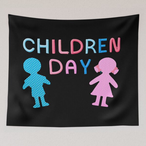 Item preview, Children's Day Silhouette Art designed and sold by Khadigadesings.