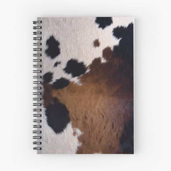 Item preview, Classic Rustic Cowhide Pattern - Timeless Black, Rich Brown & Soft White Hide Texture designed and sold by AiDigitalSanctum.