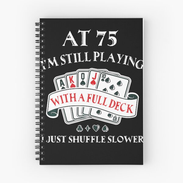 Item preview, Funny 75Th Birthday Gag Gift For 75 Year Old Playing Cards designed and sold by MadalynKiehn.