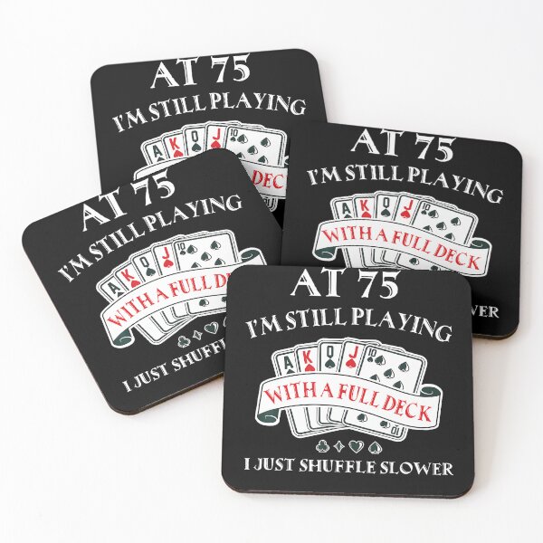 Item preview, Funny 75Th Birthday Gag Gift For 75 Year Old Playing Cards designed and sold by MadalynKiehn.