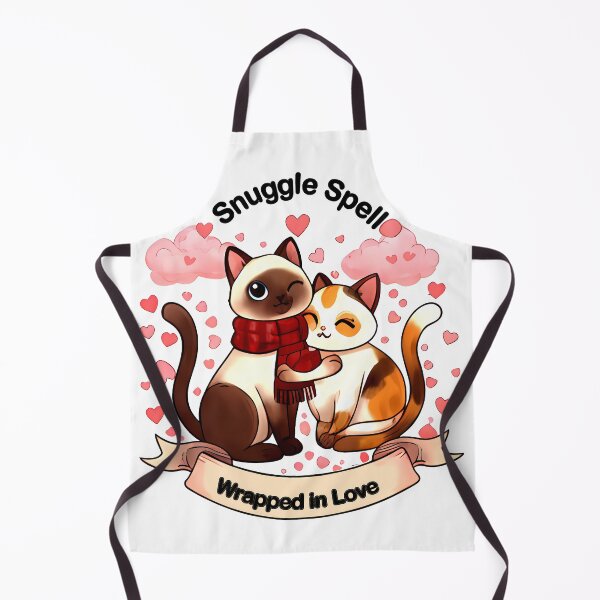 Item preview, Snuggle Spell – Cute Cat Couple Sticker for Cozy Love & Pet Lovers designed and sold by meesub.