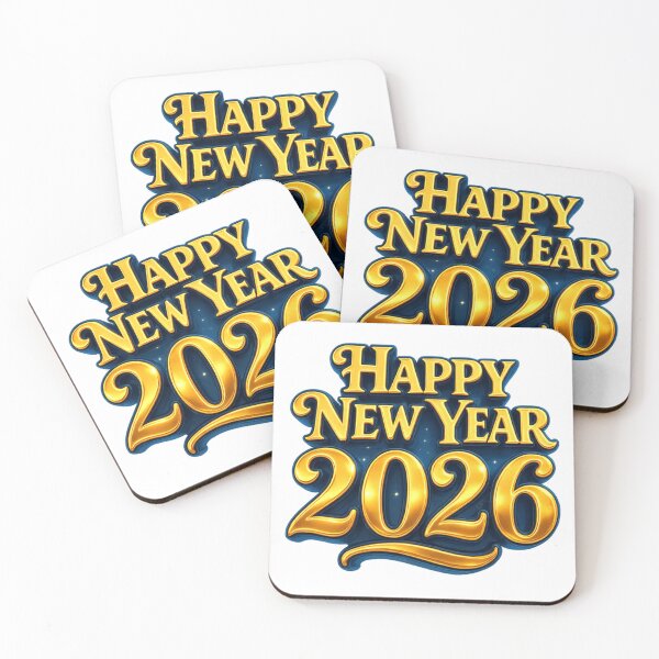 Item preview, Happy New Year 2026 Golden Stars designed and sold by murad2020.