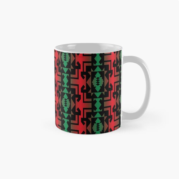 Item preview, Red / Green / Black Native Blanket Print designed and sold by JMWCD.