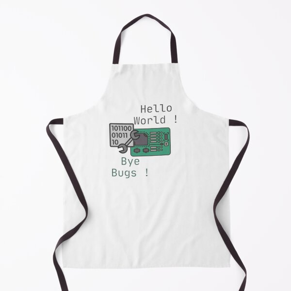 Item preview, DEV LIFE: "Hello World! Bye Bugs!" Coding Design | Aesthetic Programmer PCB & Binary Quote designed and sold by bloompprint.