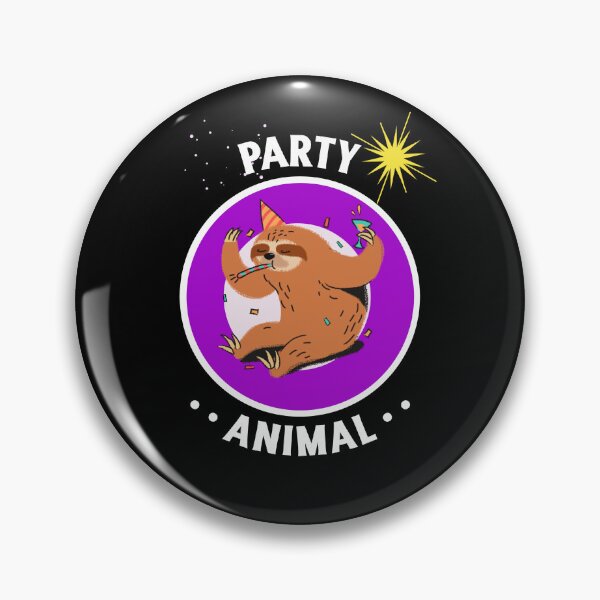 Item preview, Funny Sloth: Party animal designed and sold by AlfredsTees.
