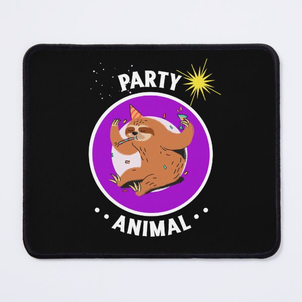 Item preview, Funny Sloth: Party animal designed and sold by AlfredsTees.