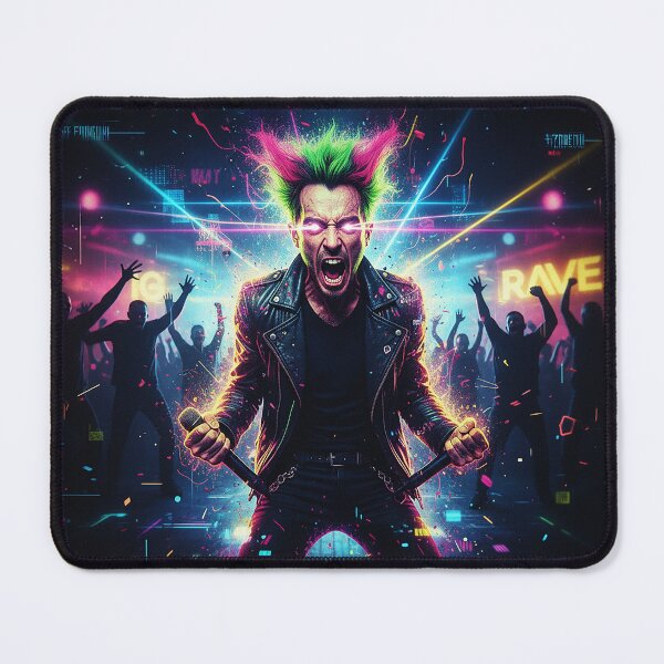 Item preview, Rave Fury: Digital Shaman Neon Energy Art designed and sold by AgingeR.