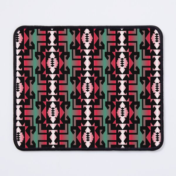 Item preview, White / Green / Red / Native Blanket Print designed and sold by JMWCD.