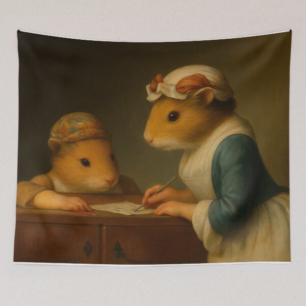 Item preview, The Young Schoolmistress (After Jean-Siméon Chardin) designed and sold by gandolfwizard.