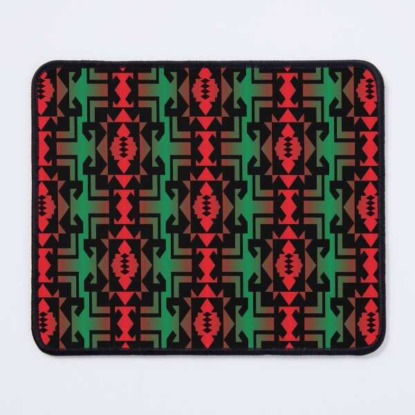 Item preview,  Green / Red  Christmas Native Blanket Print designed and sold by JMWCD.