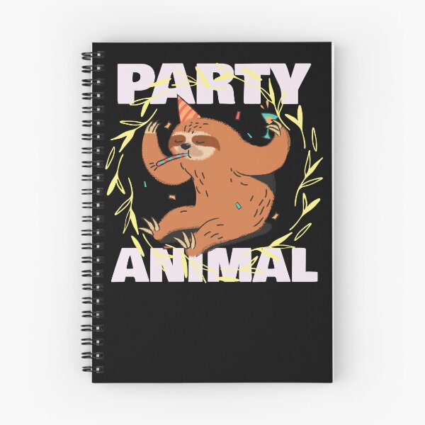 Item preview, Funny Sloth: Party animal 2 designed and sold by AlfredsTees.