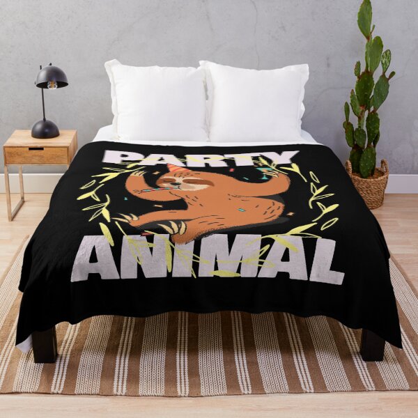 Item preview, Funny Sloth: Party animal 2 designed and sold by AlfredsTees.