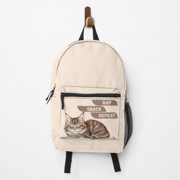 Item preview, Nap. Snack. Repeat. – Funny Cute Cat Quote Design designed and sold by CozyDreamNest.