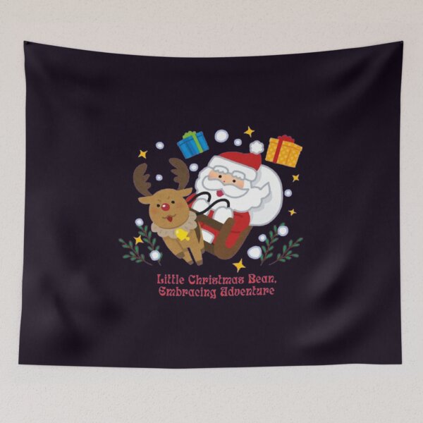 Item preview, Cute Santa & Reindeer Christmas Adventure designed and sold by THE JIZU SHOP.