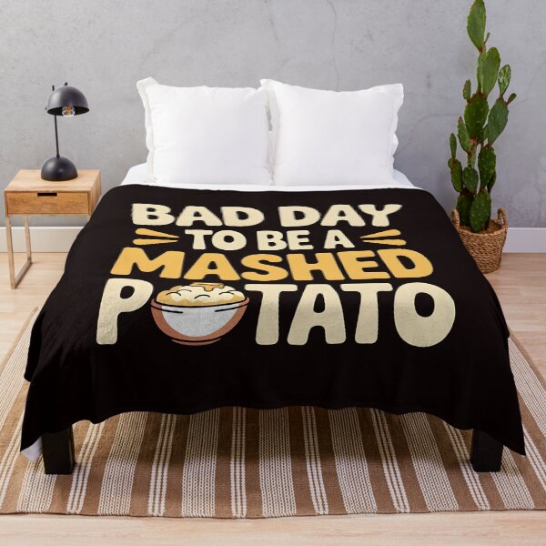 Item preview, Bad Day to Be a Mashed Potato – Thanksgiving Humor Gift for Foodies designed and sold by Redgiant87x.