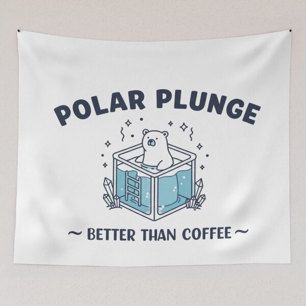 Item preview, Polar Plunge Challenge - Ice Cold Warrior designed and sold by FitEnvy.