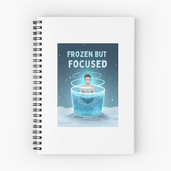 Item preview, Frozen but focused! Ice Bath Therapy & Wellness Enthusiast designed and sold by FitEnvy.