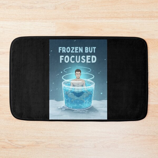 Item preview, Frozen but focused! Ice Bath Therapy & Wellness Enthusiast designed and sold by FitEnvy.