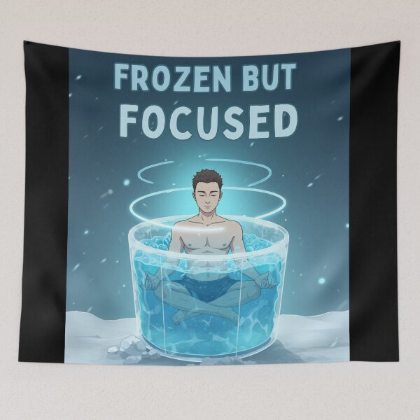 Item preview, Frozen but focused! Ice Bath Therapy & Wellness Enthusiast designed and sold by FitEnvy.