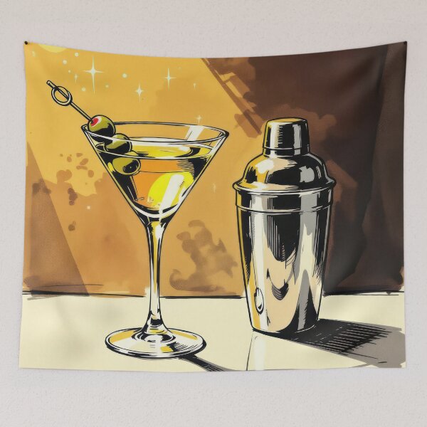 Item preview, Martini - Shaken designed and sold by Leslie Montgomery Art.