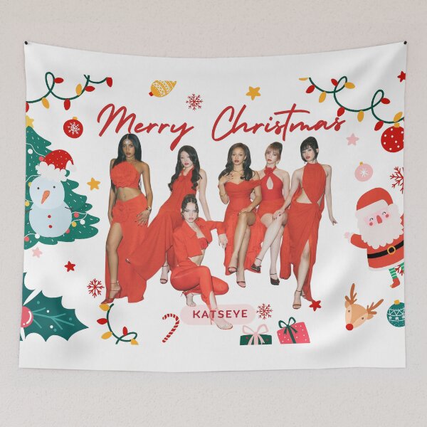 Item preview, Merry Christmas KATSEYE designed and sold by jaofnn.