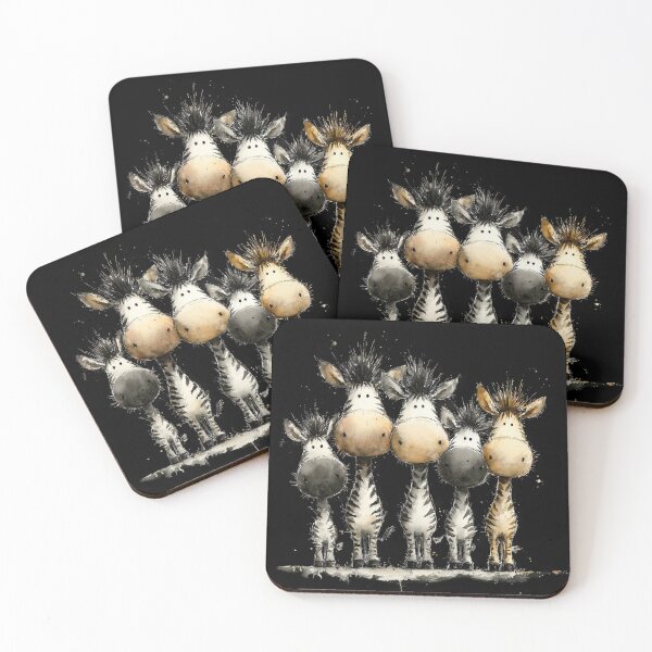 Item preview, Gorgeous Zebras ' Zebras on Stage ' BY SHiRLeY MacARTHuR designed and sold by Shirley MacArthur Art.