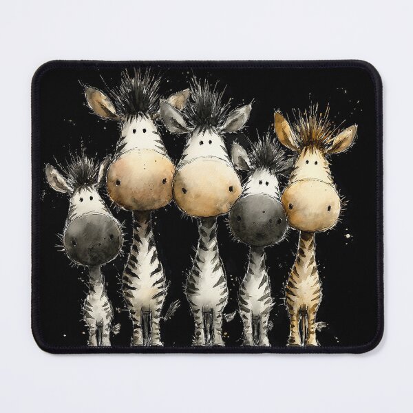 Item preview, Gorgeous Zebras ' Zebras on Stage ' BY SHiRLeY MacARTHuR designed and sold by Shirley MacArthur Art.